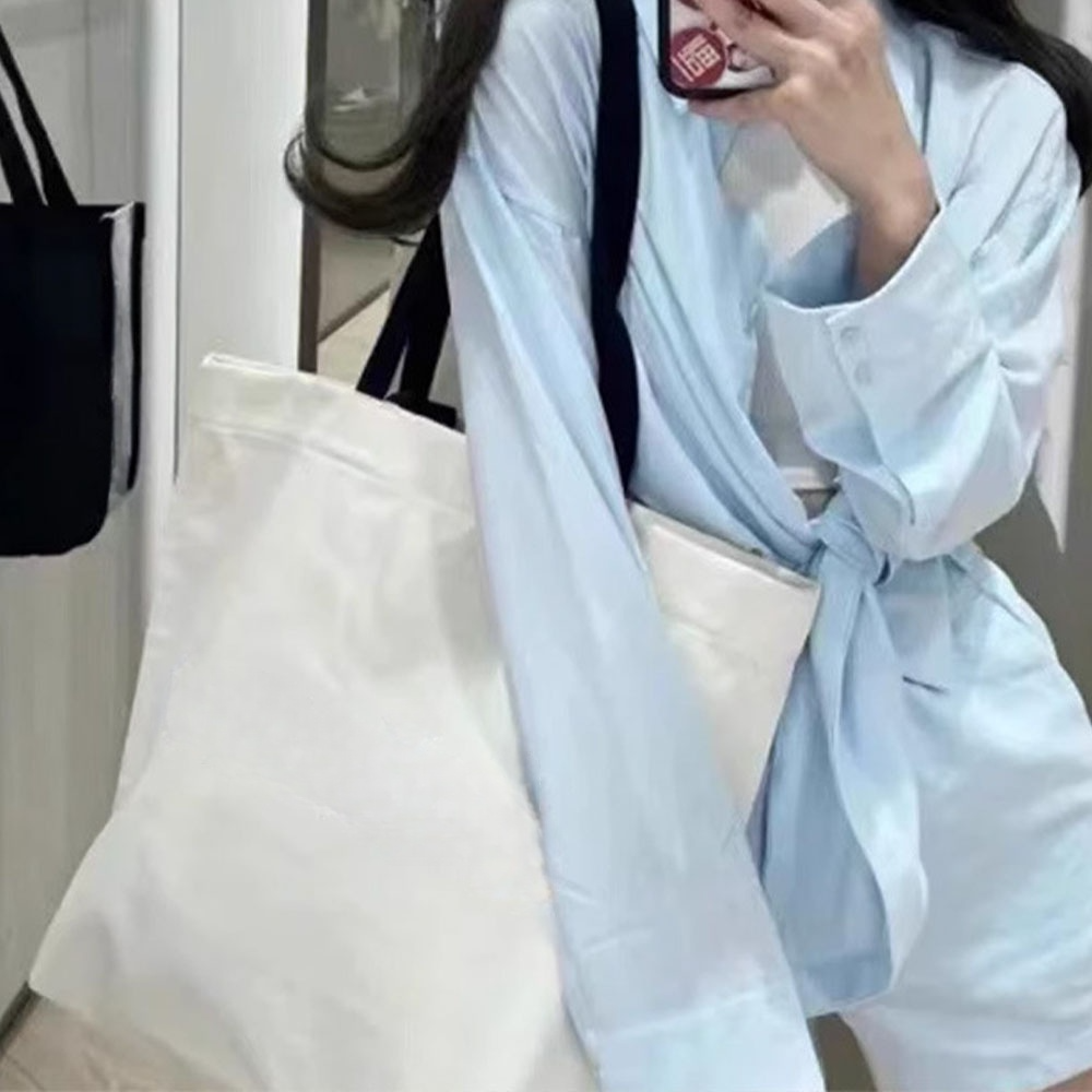 #308 LU Women's new fashion Joker oversized canvas bag