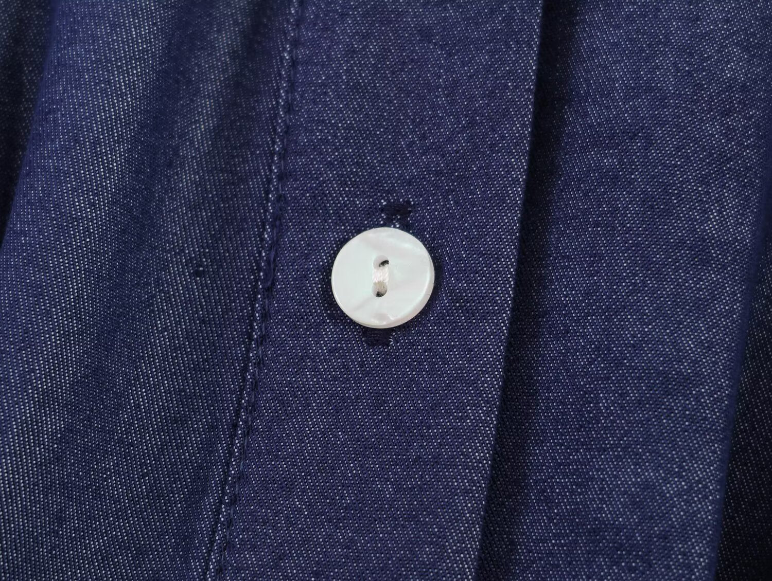 Women's casual pleated linen blend shirt