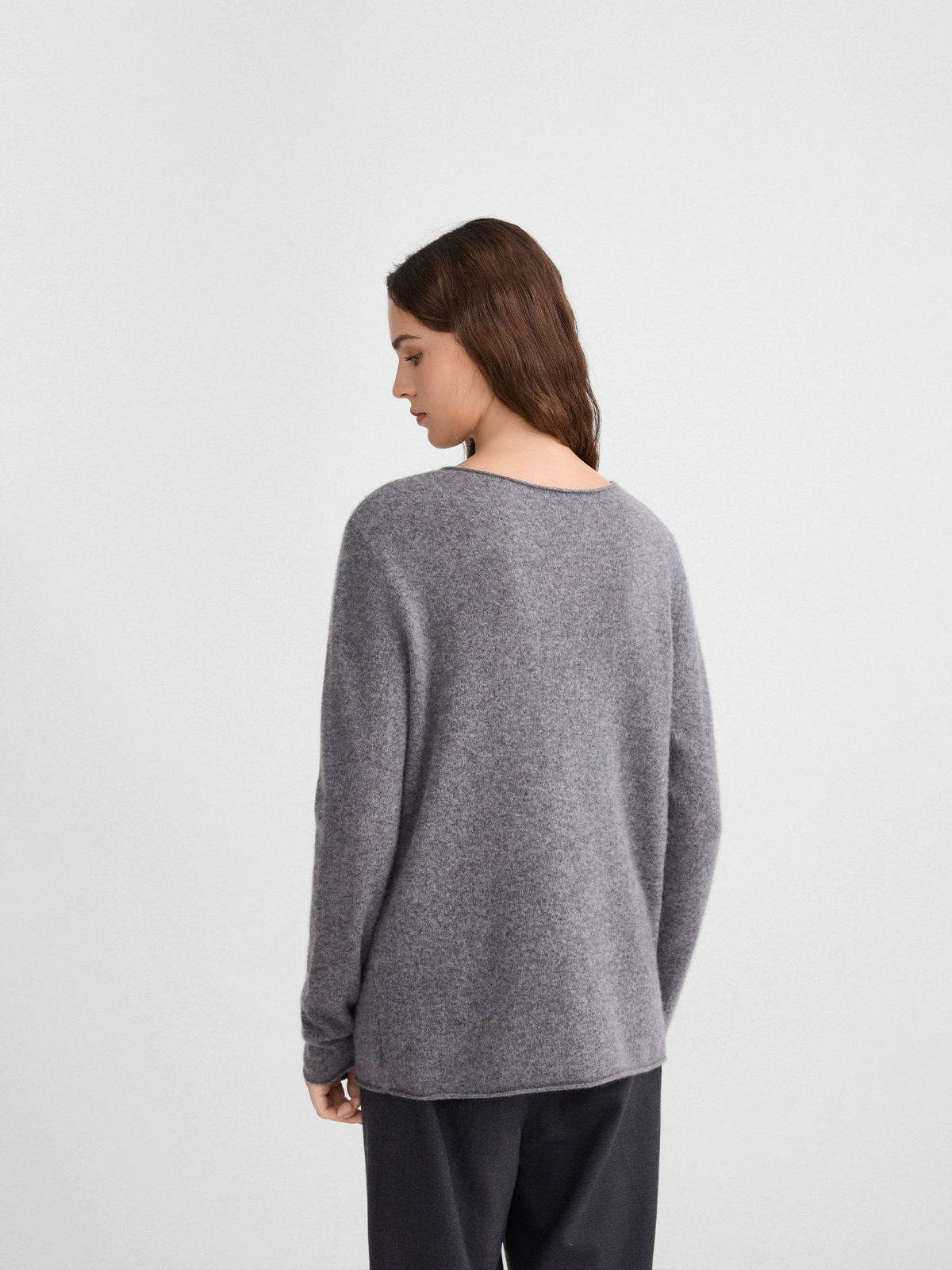 The rumah fake two-piece cashmere cardigan, Conseni Giant Soft 100 pure cashmere knitted cardigan jacket