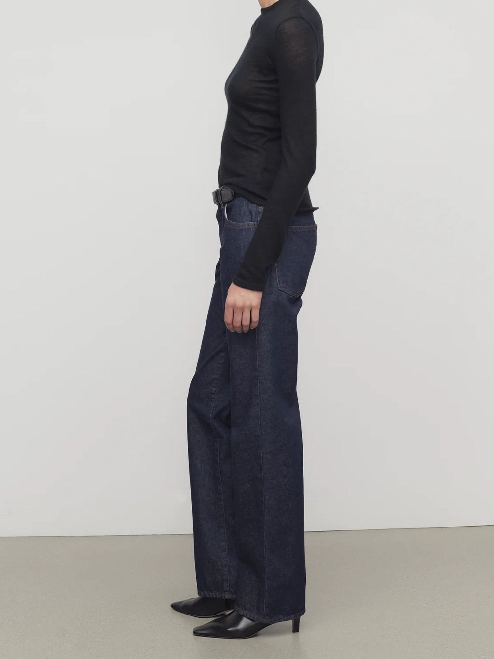 The rumah Italian berto straight jeans Kendou style primary color denim handsome straight pencil denim